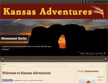 Tablet Screenshot of kansasadventures.com